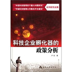 中國科技企業孵化器 政策分析、運營管理與若干重大問題的突破路徑